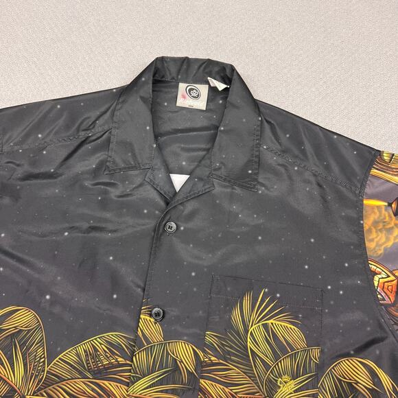 Rietveld USA Shirt Mens Large Hawaiian Short Sleeve Button Down Tiki Retro Surf - Picture 4 of 8